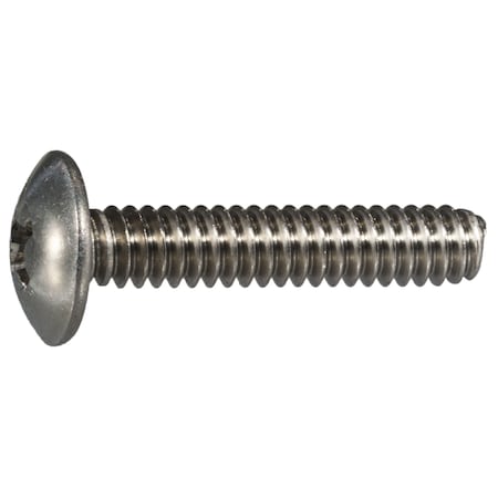 Midwest Fastener #10-24 x 1 in Phillips Truss Machine Screw, Plain 18-8 Stainless Steel, 10 PK 33903